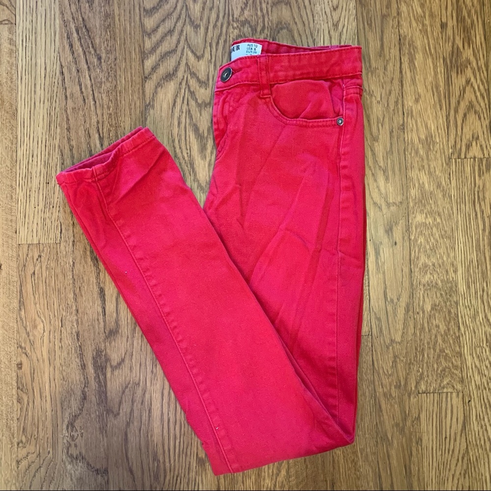 Cotton On: Red Skinny Jeans